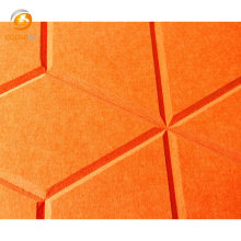 100%Pet Wall Covering Decoration Material Polyester Fiber Sound Absorption Acoustic Baffle Panel